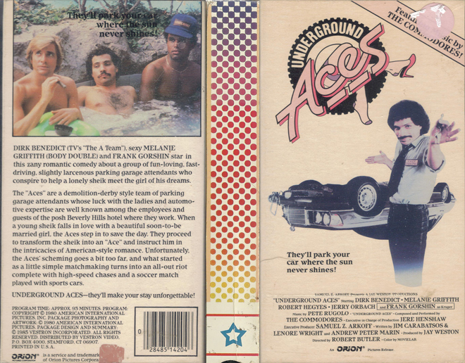 UNDERGROUND ACES VHS COVER