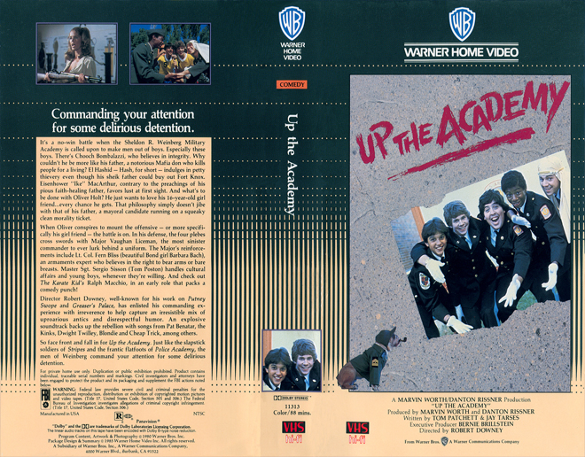 UP THE ACADEMY, THRILLER, ACTION, HORROR, BLAXPLOITATION, HORROR, ACTION EXPLOITATION, SCI-FI, MUSIC, SEX COMEDY, DRAMA, SEXPLOITATION, VHS COVER, VHS COVERS, DVD COVER, DVD COVERS