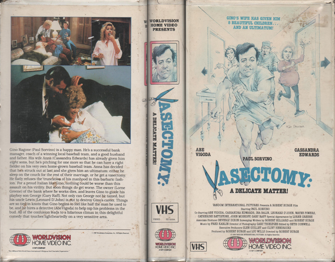 VASECTOMY : A DELICATE MATTER, VHS COVERS - SUBMITTED BY RYAN GELATIN