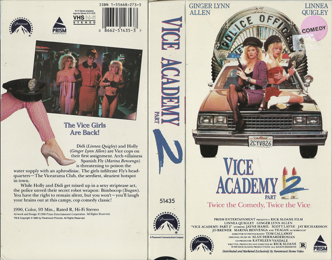 VICE ACADEMY 2, BIG BOX, HORROR, ACTION EXPLOITATION, ACTION, HORROR, SCI-FI, MUSIC, THRILLER, SEX COMEDY,  DRAMA, SEXPLOITATION, VHS COVER, VHS COVERS, DVD COVER, DVD COVERS