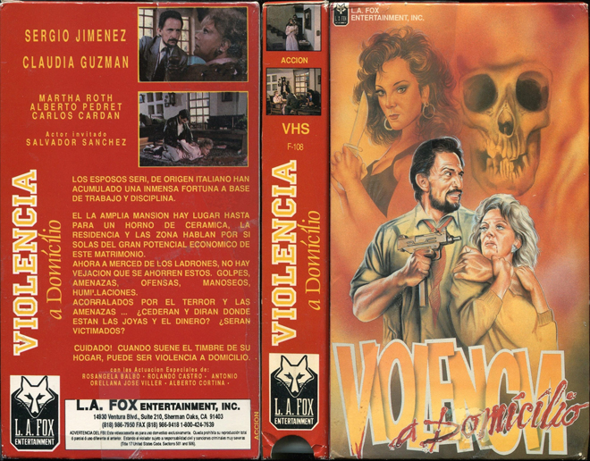 VIOLENCIA A DOMINILIO, ACTION VHS COVER, HORROR VHS COVER, BLAXPLOITATION VHS COVER, HORROR VHS COVER, ACTION EXPLOITATION VHS COVER, SCI-FI VHS COVER, MUSIC VHS COVER, SEX COMEDY VHS COVER, DRAMA VHS COVER, SEXPLOITATION VHS COVER, BIG BOX VHS COVER, CLAMSHELL VHS COVER, VHS COVER, VHS COVERS, DVD COVER, DVD COVERS