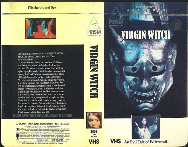 VIRGIN WITCH VHS COVER