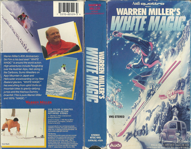 WARREN MILLERS WHITE MAGIC VHS COVER