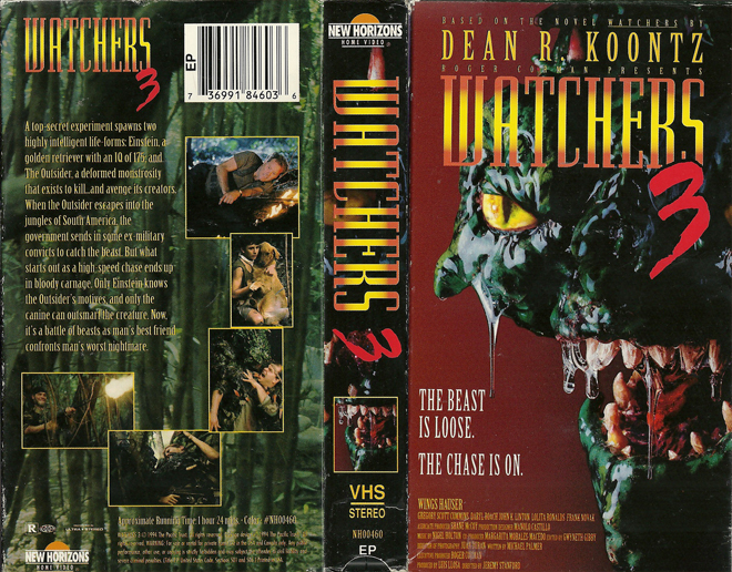 WATCHERS 3 VHS COVER
