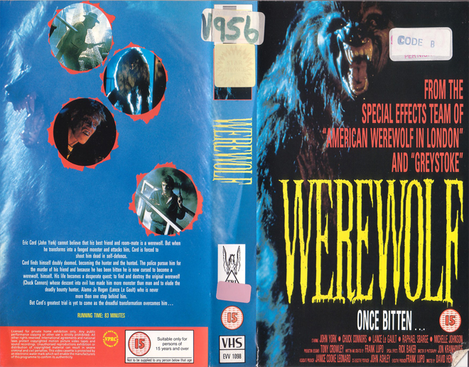 WEREWOLF VHS COVER
