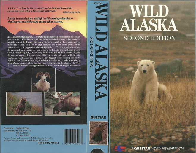 WILD ALASKA SECOND EDITION VHS COVER