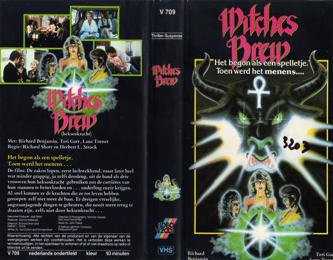 WITCHES BREW, GERMAN, BIG BOX VHS, HORROR, ACTION EXPLOITATION, ACTION, ACTIONXPLOITATION, SCI-FI, MUSIC, THRILLER, SEX COMEDY,  DRAMA, SEXPLOITATION, VHS COVER, VHS COVERS, DVD COVER, DVD COVERS