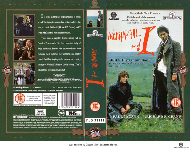 WITHNAIL AND I COVER, ACTION VHS COVER, HORROR VHS COVER, BLAXPLOITATION VHS COVER, HORROR VHS COVER, ACTION EXPLOITATION VHS COVER, SCI-FI VHS COVER, MUSIC VHS COVER, SEX COMEDY VHS COVER, DRAMA VHS COVER, SEXPLOITATION VHS COVER, BIG BOX VHS COVER, CLAMSHELL VHS COVER, VHS COVER, VHS COVERS, DVD COVER, DVD COVERS