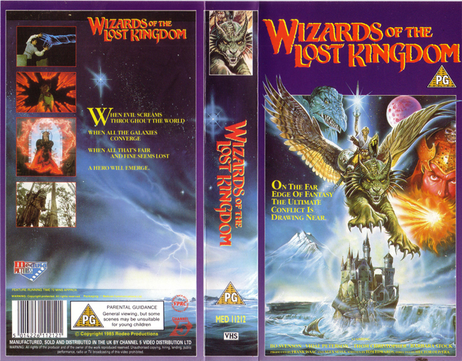 WIZARDS OF THE LOST KINGDOM FANTASY, STRANGE VHS, ACTION VHS COVER, HORROR VHS COVER, BLAXPLOITATION VHS COVER, HORROR VHS COVER, ACTION EXPLOITATION VHS COVER, SCI-FI VHS COVER, MUSIC VHS COVER, SEX COMEDY VHS COVER, DRAMA VHS COVER, SEXPLOITATION VHS COVER, BIG BOX VHS COVER, CLAMSHELL VHS COVER, VHS COVER, VHS COVERS, DVD COVER, DVD COVERSS