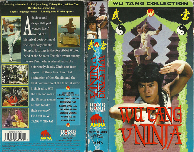 WU TANG NINJA VHS COVER