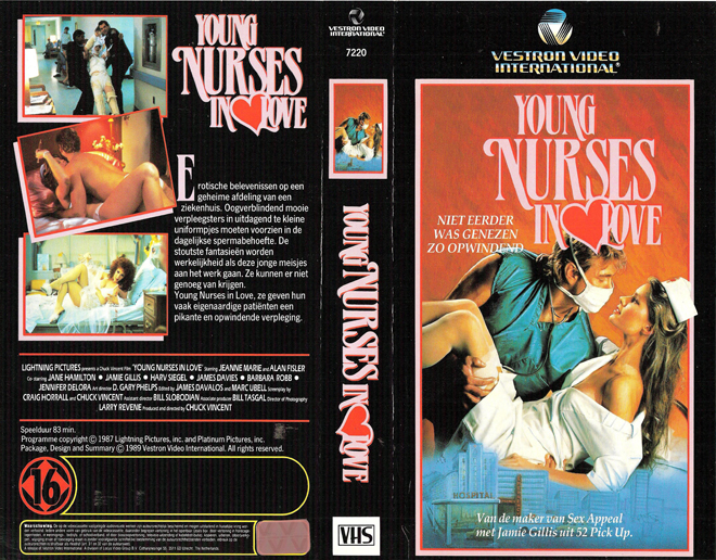 YOUNG NURSES IN LOVE VHS COVER