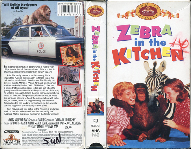 ZEBRA IN THE KITCHEN, ACTION, HORROR, BLAXPLOITATION, HORROR, ACTION EXPLOITATION, SCI-FI, MUSIC, SEX COMEDY, DRAMA, SEXPLOITATION, BIG BOX, CLAMSHELL, VHS COVER, VHS COVERS, DVD COVER, DVD COVERS
