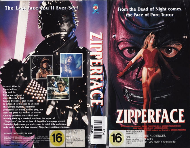 ZIPPERFACE VHS COVER