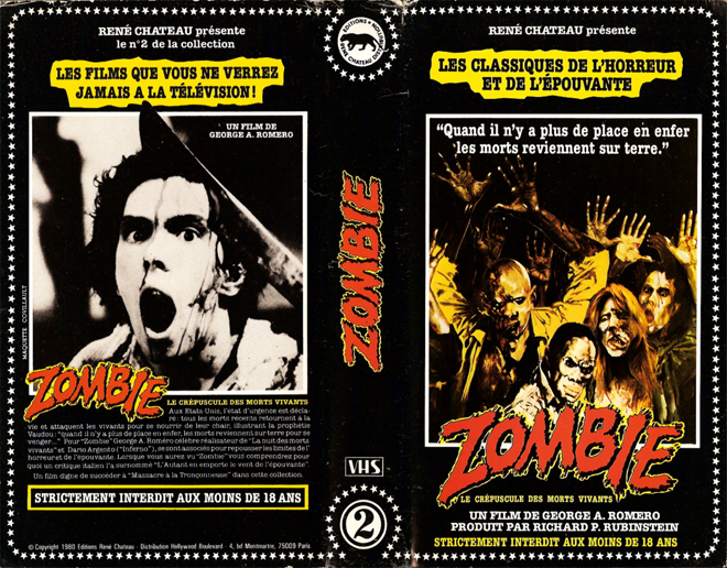 ZOMBIE VHS COVER VHS COVER