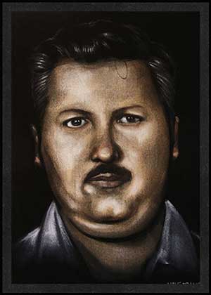 John Wayne Gacy is Card Number 42 from the Original Serial Killer Trading Cards