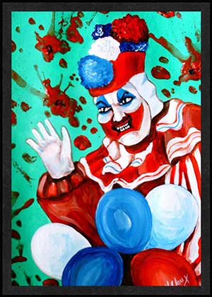 John Wayne Gacy is Card Number 48 from the Original Serial Killer Trading Cards