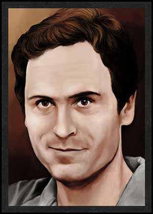 Ted Bundy is Card Number 46 from the New Serial Killer Trading Cards