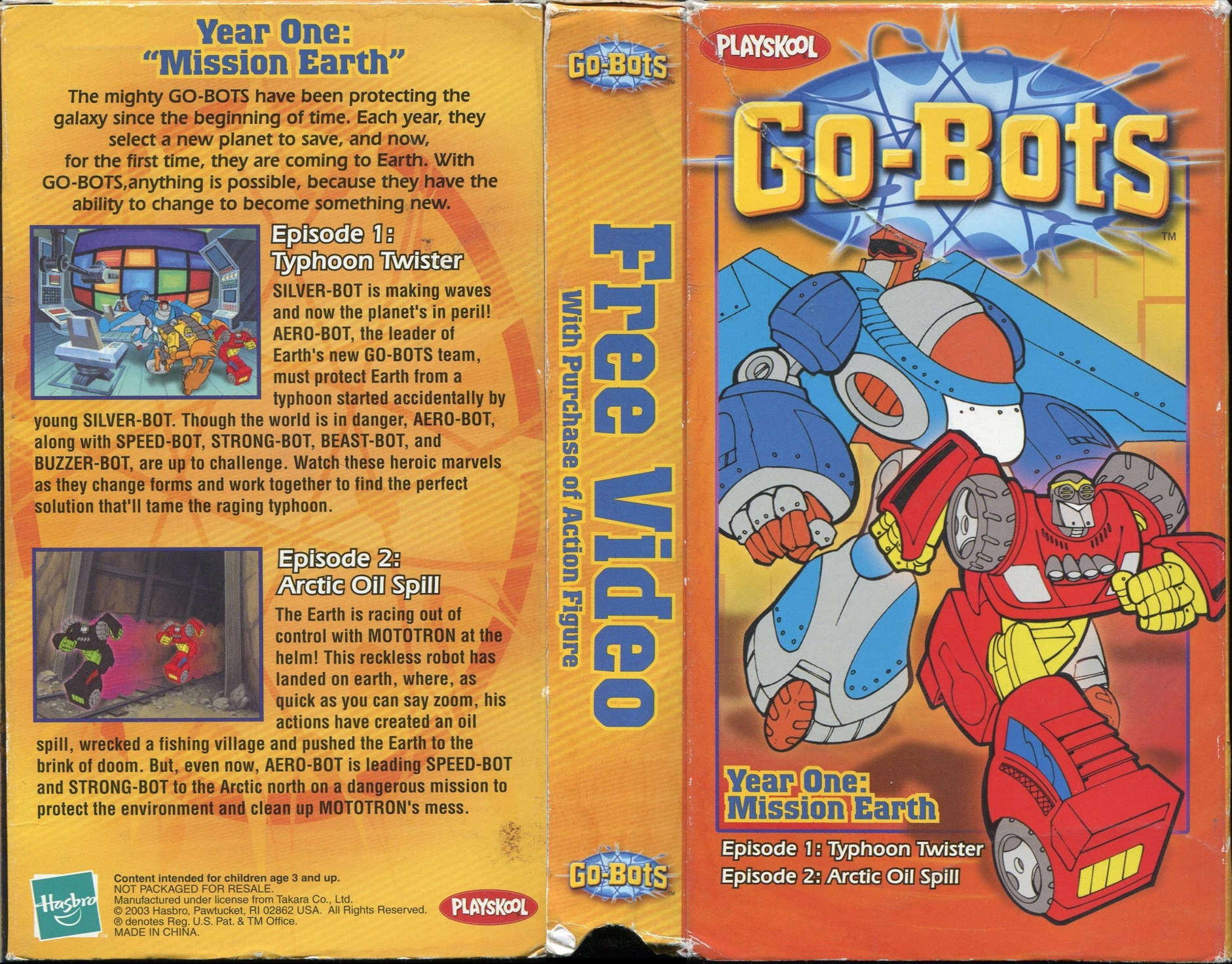 Pick of the week - VHS cover scan - click for high res version gobots misso...