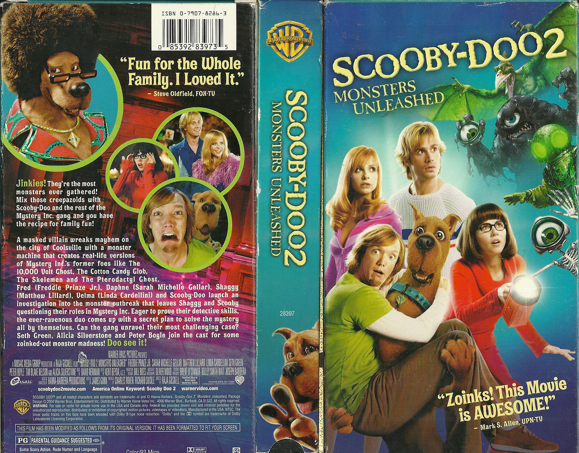 August 25 2011 VHS cover scan - click for high res version scooby doo 2 : m...