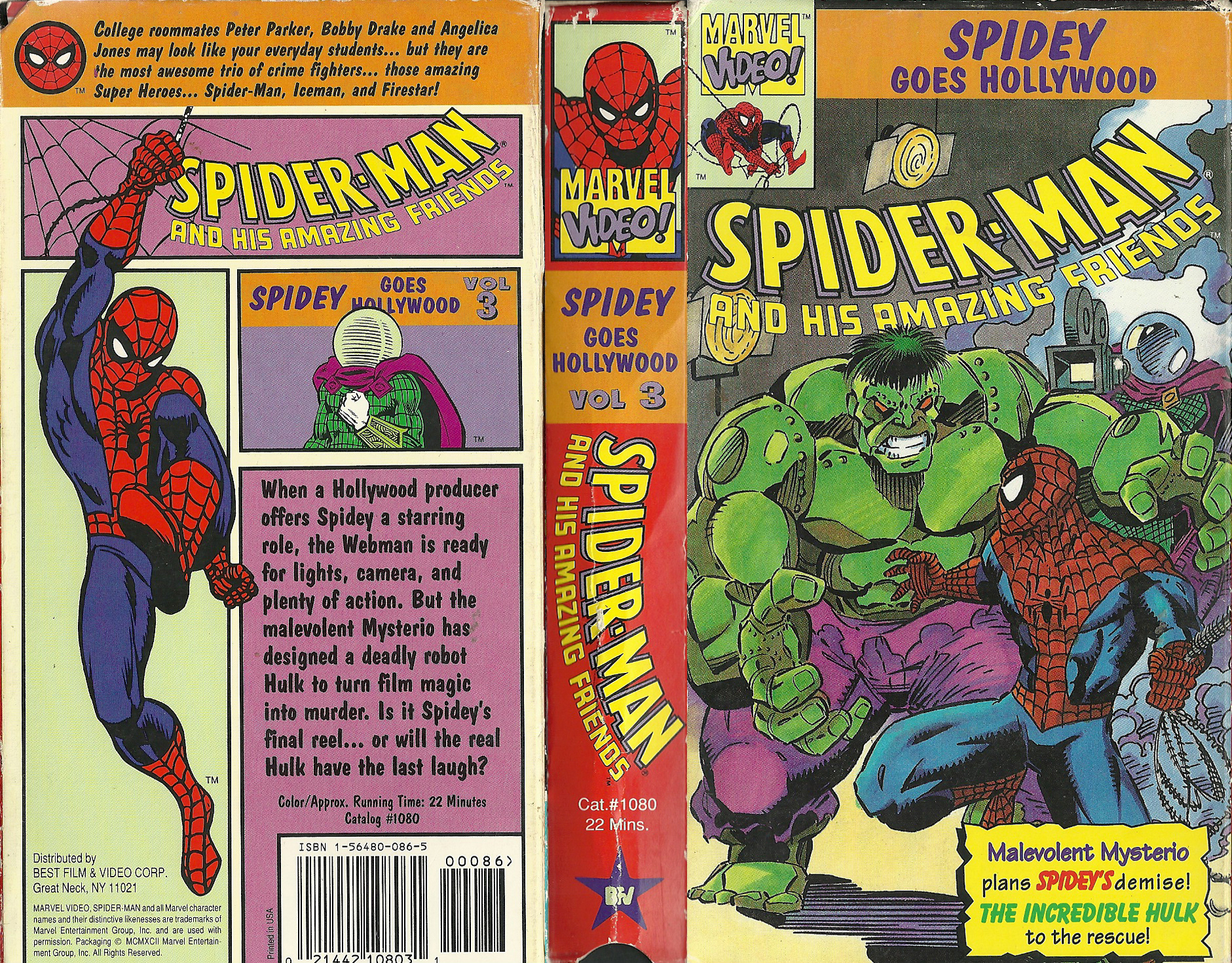 Pick of the week - VHS cover scan - click for high res version spider-man a...